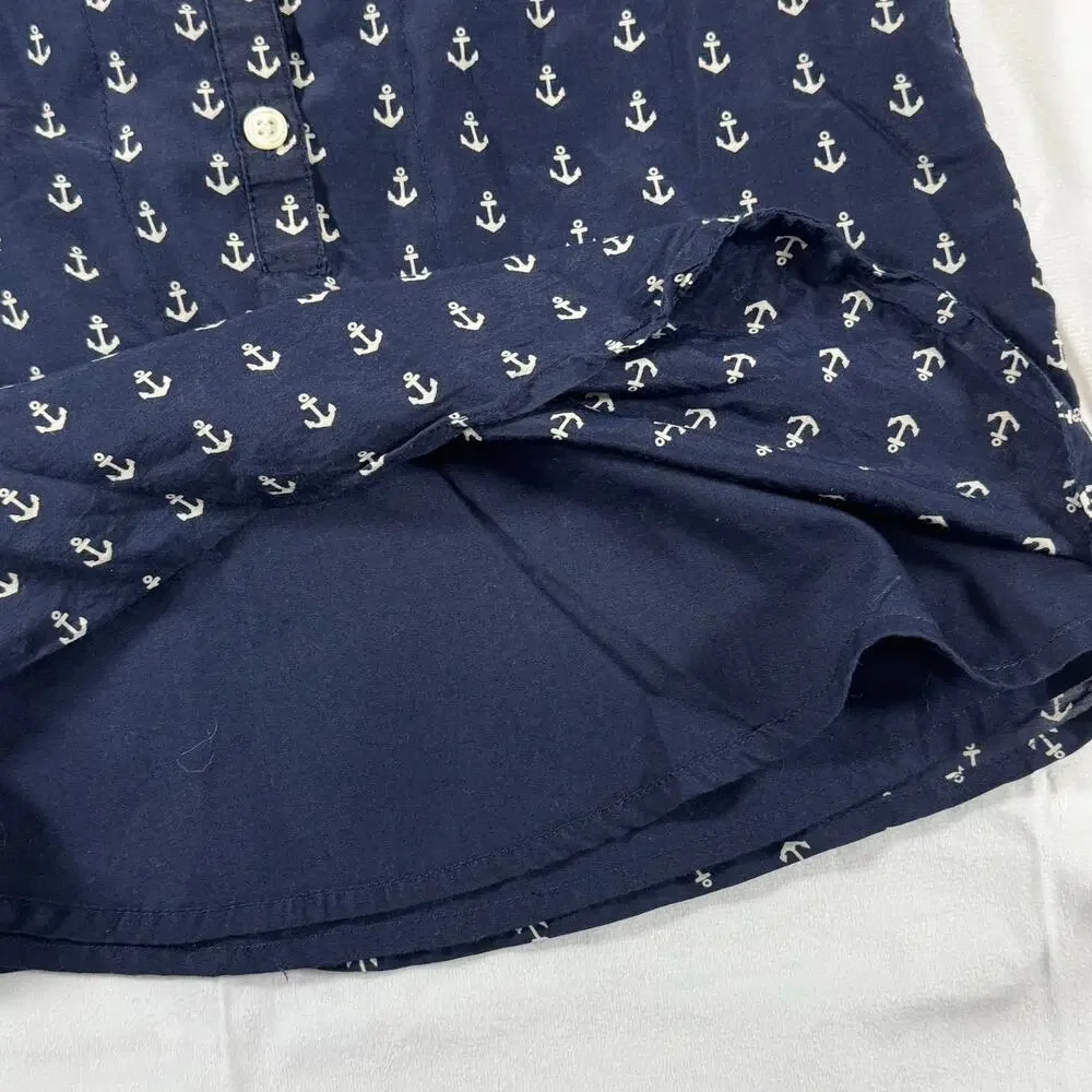 Crewcuts Navy Blue w/ Anchors Nautical Tunic Top -4/5